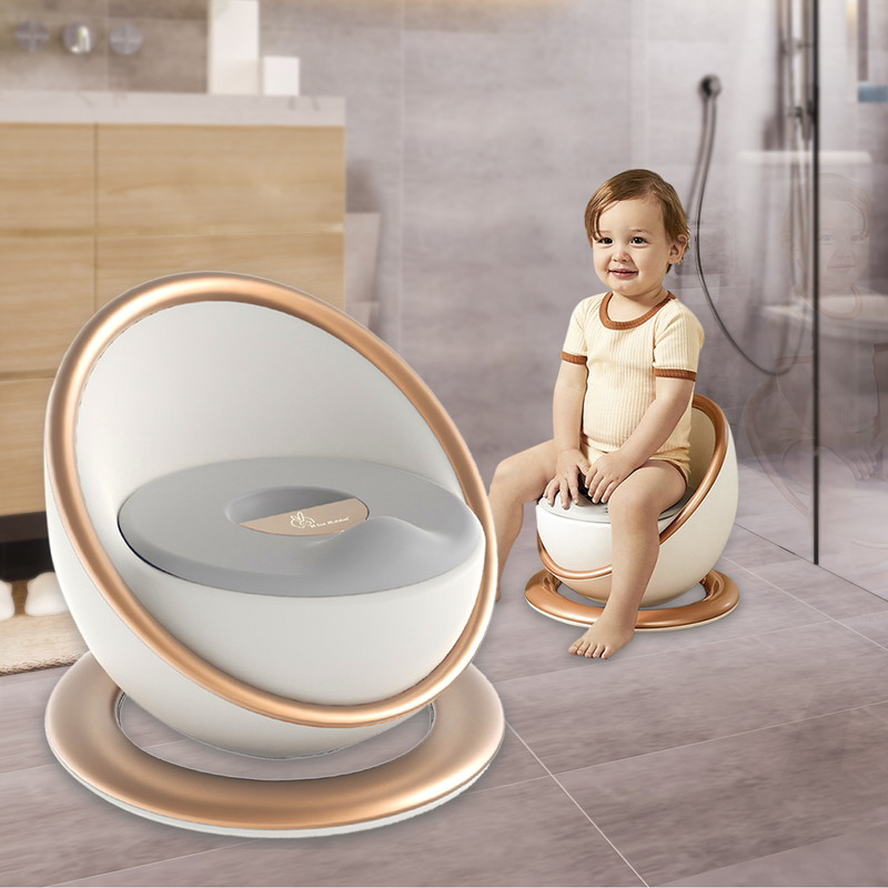 R for Rabbit Regal, Best Comfortable Training for Newborn/Infants/Kids Potty Box(Golden)