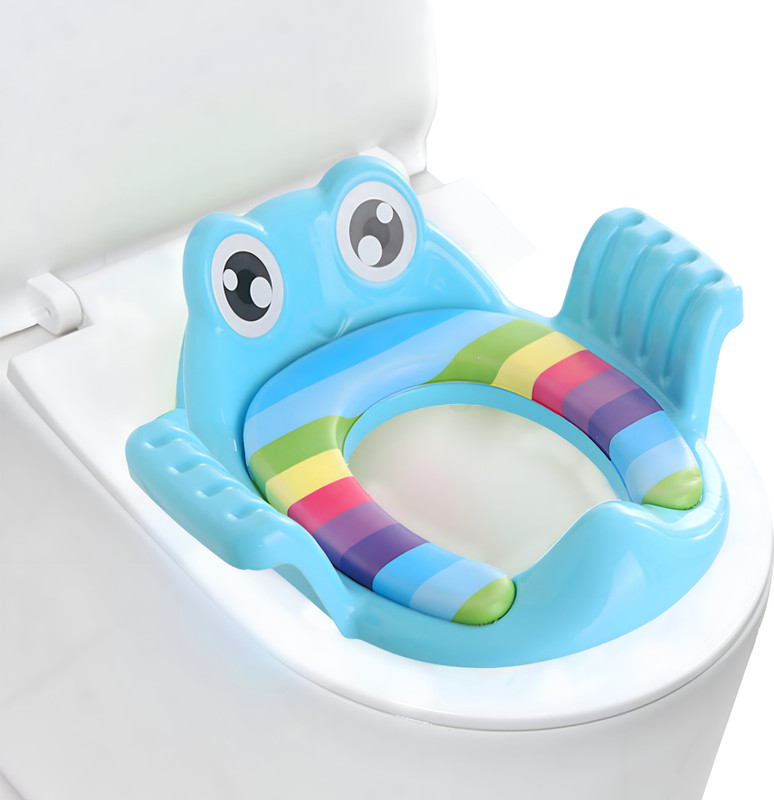 Bembika Adjustable Potty Training Seat Compact- Stylish Toddler Baby Potty Learning Seat Potty Seat(Blue)