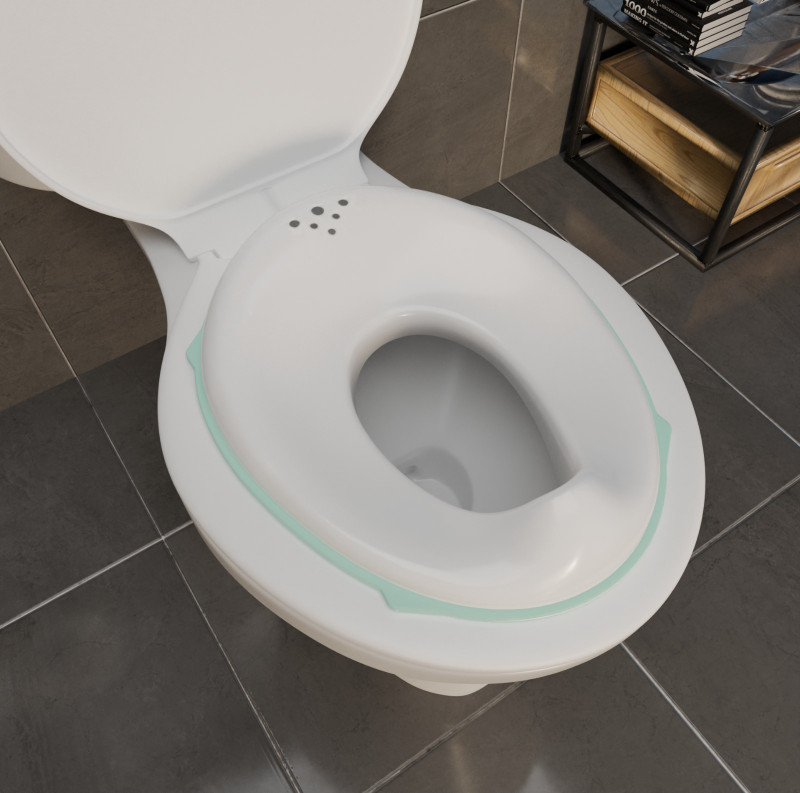 Vidaan Enterprises Baby Toilet Training Seat with Soft Cushion Potty Seat(Aqua)