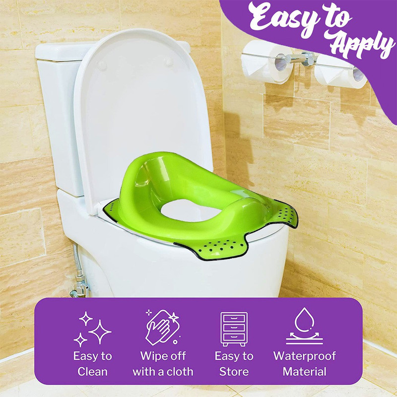 Miss & Chief POTTY FLAP WITH STRONG GRIP Potty Seat(Green)