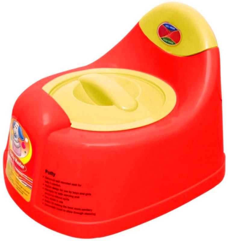 MAHIKA Healthcare Baby Potty Training Seat cum Box with Lid & Potty Seat Cover(0-5Y) Potty Box(Red, White, Yellow)