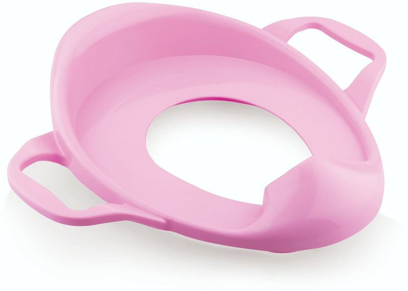 Nabhya Western Baby Toilet Trainer Seat With Side Handle & Back Support For Kids Potty Seat(Pink)