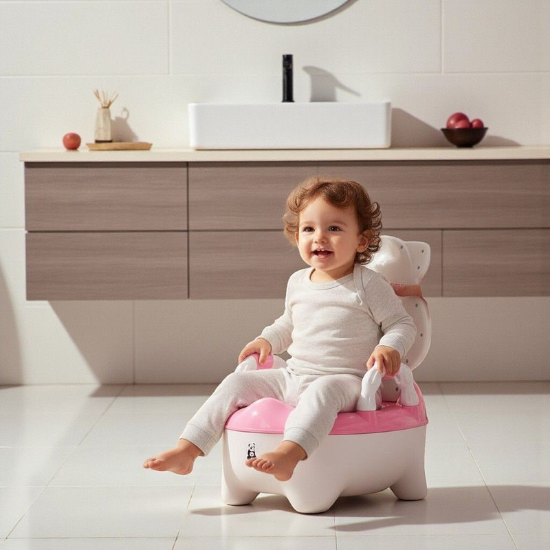 Chaps Comfortable Lightweight Baby Potty Trainer Seat Potty Seat(Pink)