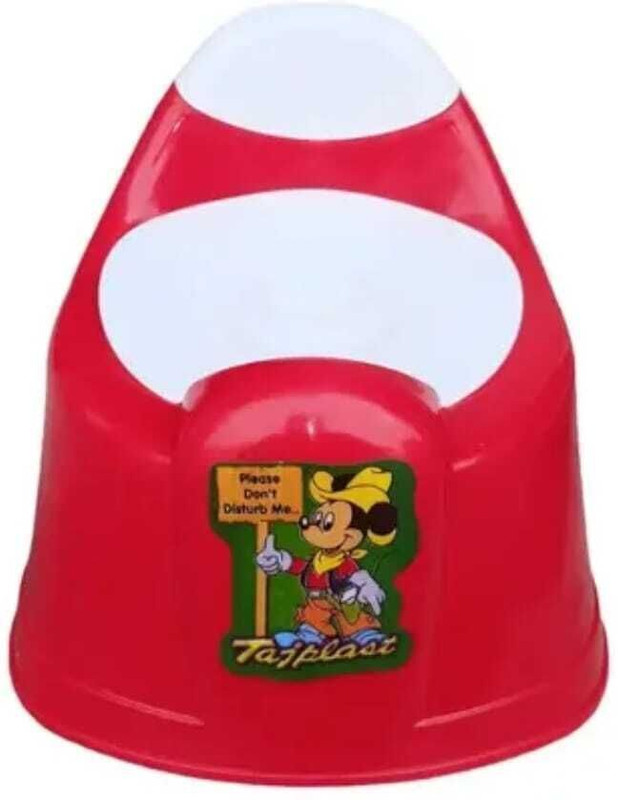 IMU MISTI Potty Toilet Seat | Chair with Lid & High Back Support for Toddler, Boys & Girls Potty Box(Red, White)