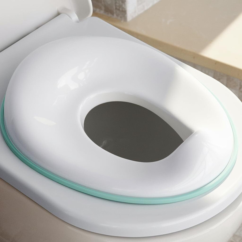 Cookvita Potty Training Seat for Boys And Girls, Fits Round & Oval Toilets Potty Seat(Green)
