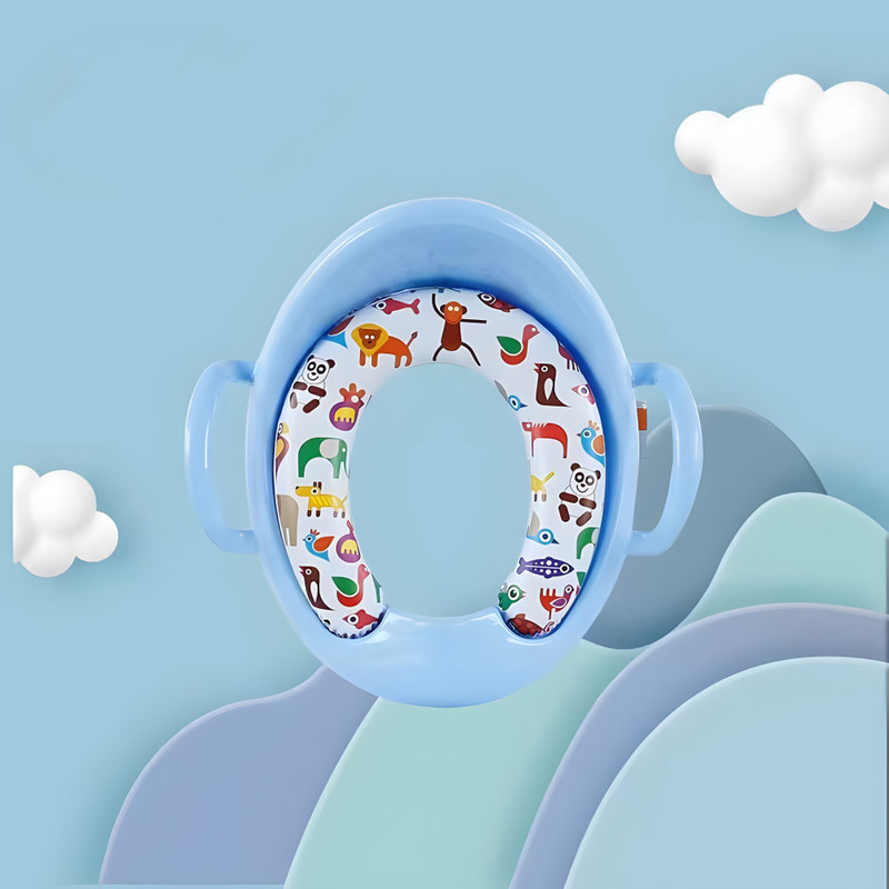 Zeto Toilet Training Seat for Kids 0 - 5 Years Potty Seat(Blue)