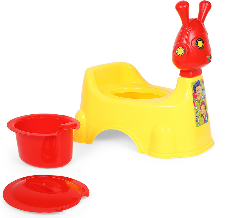 Sukhson India E-1 Baby Potty Training Seat | Comfortable KidsToilet Trainer | Yellow Color Potty Seat(Yellow)