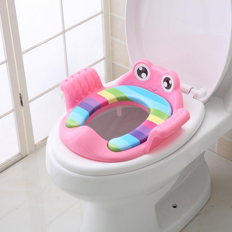 GUCHIGU Baby Potty Training Seat, Toilet Training Seat for Kids 6 - 36 Months Potty Seat Potty Seat(Pink)