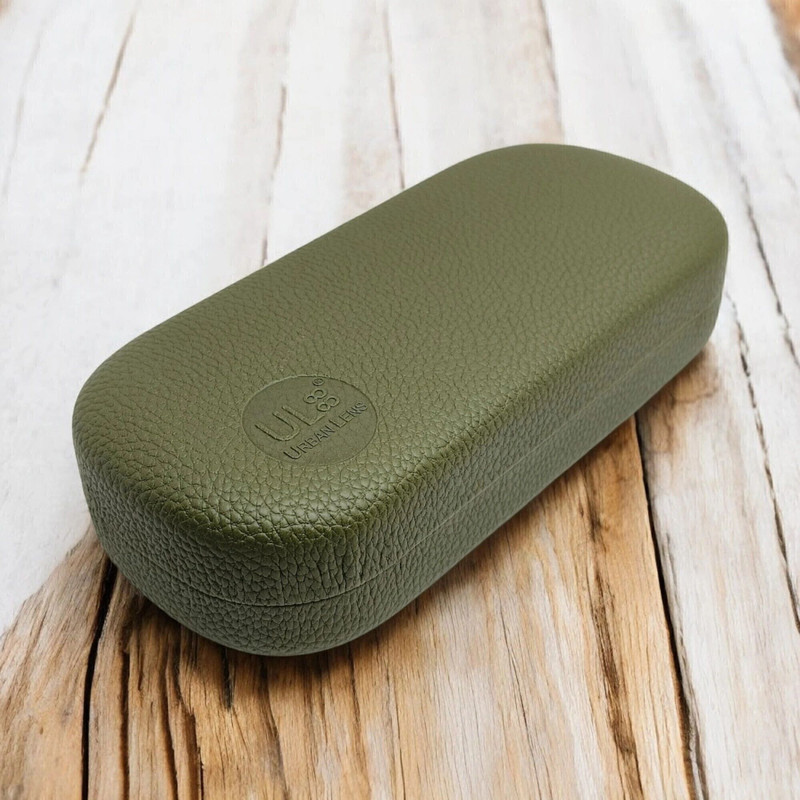 OKU Oval Glossy Case Cover Light Green Pouch