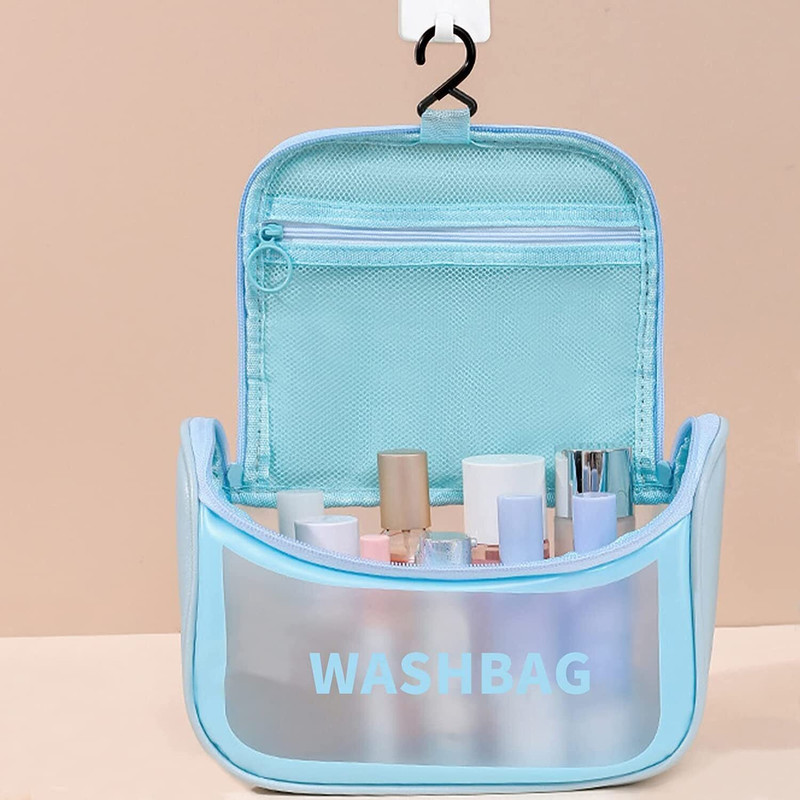 Aepigo Women Blue Cosmetic Bag Cosmetic Bag