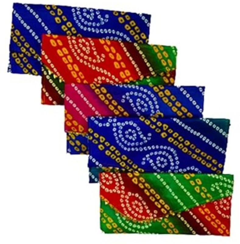 Dms Retail Bandhni Printed Clutch Purse For Women Return Gift Favour For Coin Purse