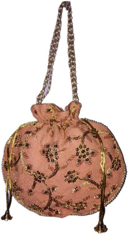 Roy's Fashoin Beautiful Women Potli Bag With Jodi Work Potli