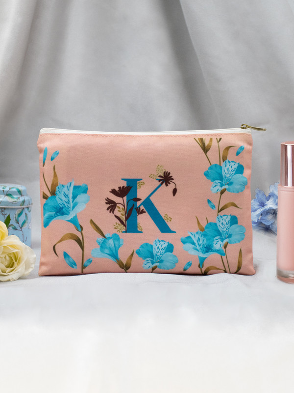 Doodle Monogram K Pouch Pouch