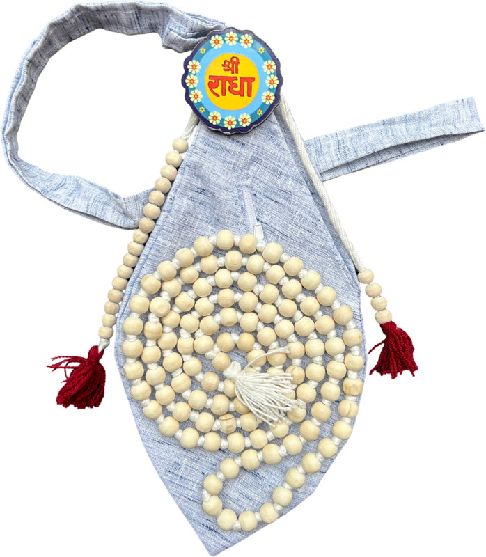 KRISHNA KUNJ Plain Khadi Japa Jholi Potli(Pack of 4)