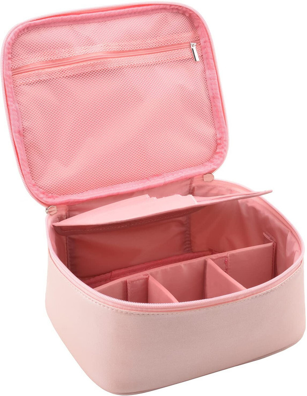 NemiCreation9 Makeup Cosmetic Case Organizer Bag with Compartment Cosmetic Bag