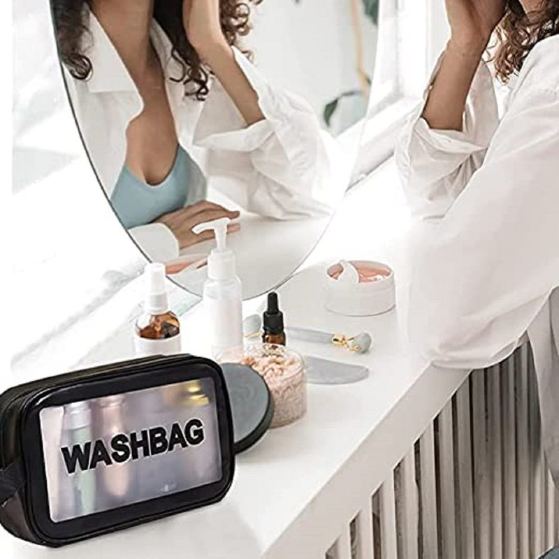 ELIGHTWAY MART Women's 1st Choice Waterproof Zipper Cosmetic Travel Wash Bag (Small Bag) Cosmetic Bag