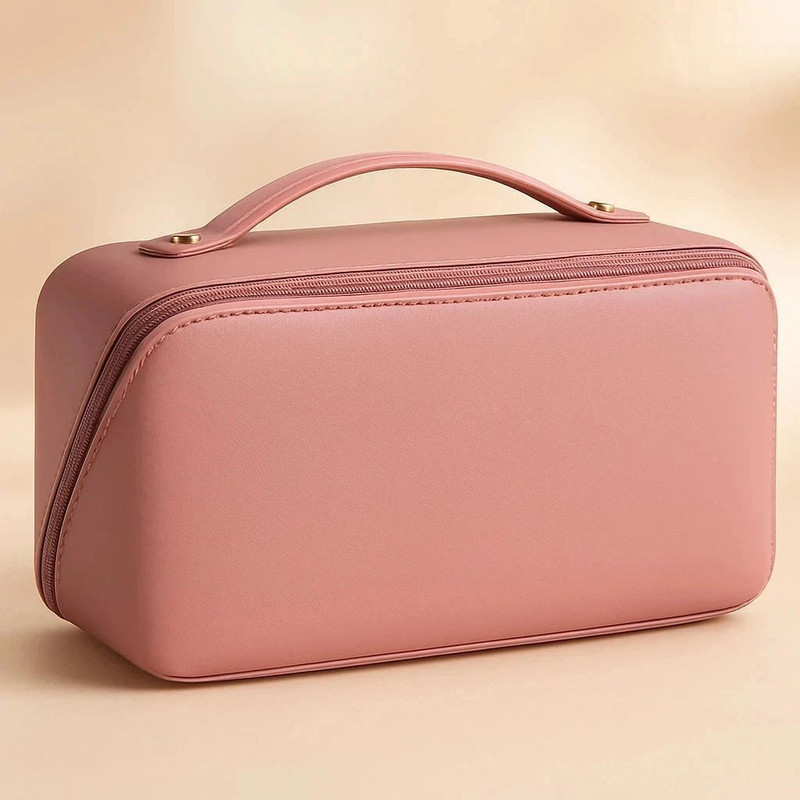 heboo Elegant Travel Makeup Bag with Handle – Perfect for Storing Cosmetics Cosmetic Bag