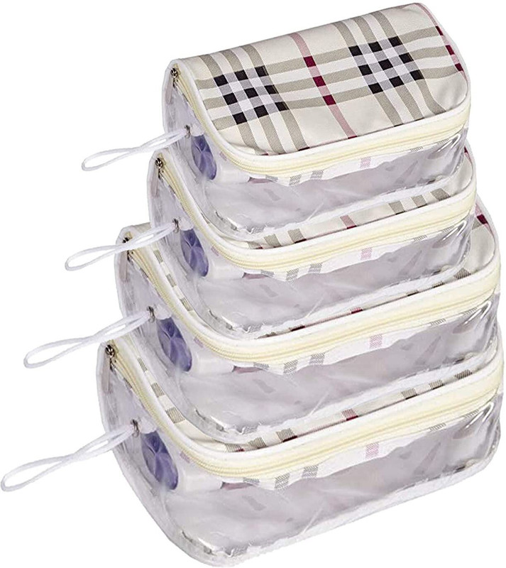 VYORA Makeup Pouches Set of 3 Combo Travel Organizer Cosmetic Toiletry Kit Bag Cosmetic Bag(Pack of 3)