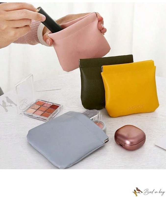 Allseasonssales Small Makeup pouches For Women- Portable Cosmetic pouch For Ladies (Multicolor) Cosmetic Bag(Pack of 5)