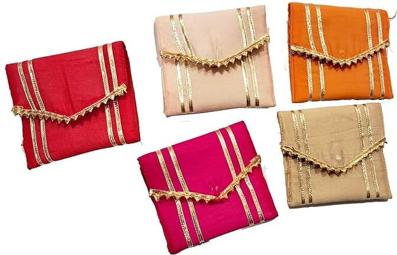 GoldGiftIdeas Mini Wallet for Women (11.4 x 10 CM) (Pack of 5) Coin Purse(Pack of 5)