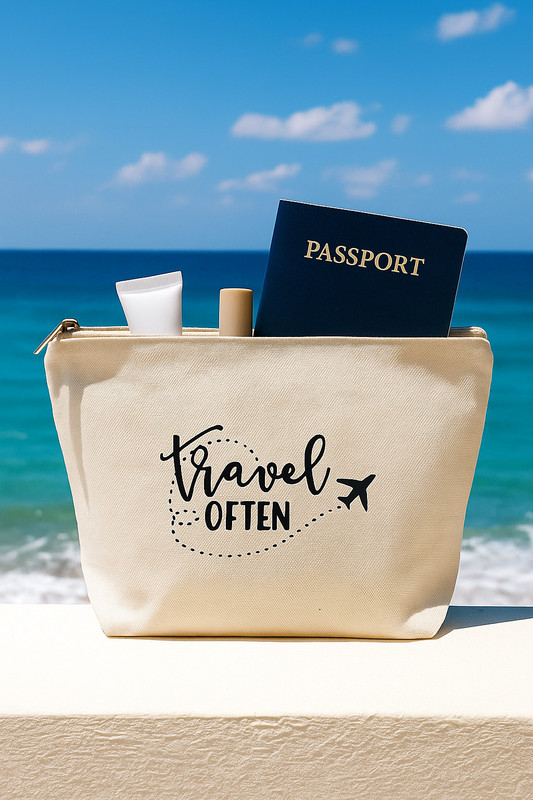ESYCARRY TRAVEL OFTEN VIBES POUCH Cosmetic Bag