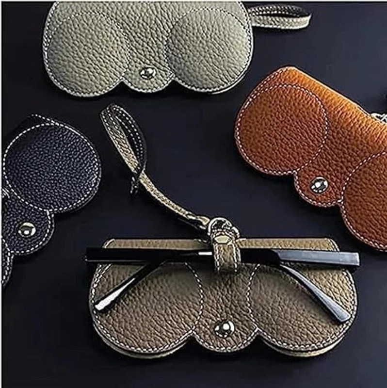 BBBIKINI Sunglasses Eyewear Case Button Eyewear Case Artificial Leather Hook Cases,Cover Pouch