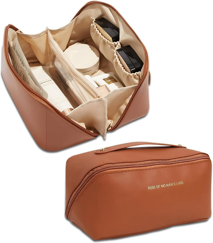 RarePicks Cosmetic Organizer for Women, Multipurpose Vanity Pouch for Makeup Cosmetic Bag