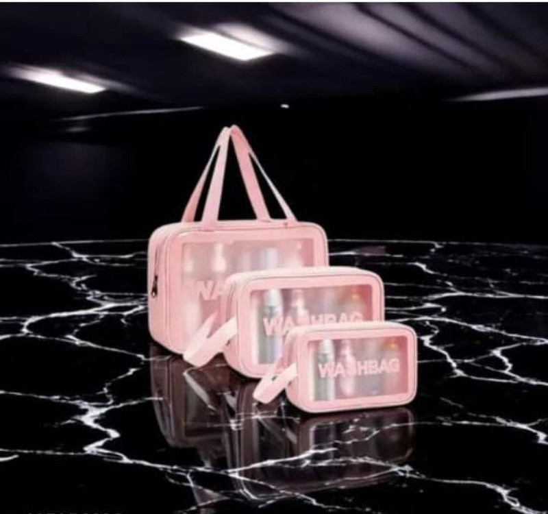 K PRIVA WashBagPINK $3 Cosmetic Bag