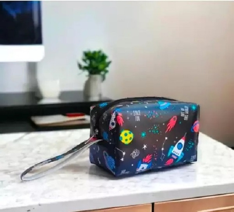 GOODLESS makeup Pouch Space Print Box Pouch For Kids Pencil Box Pencil Box Cosmetic Bag