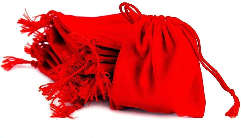Dulhan DLCPTL3_RED_10P Potli(Pack of 10)