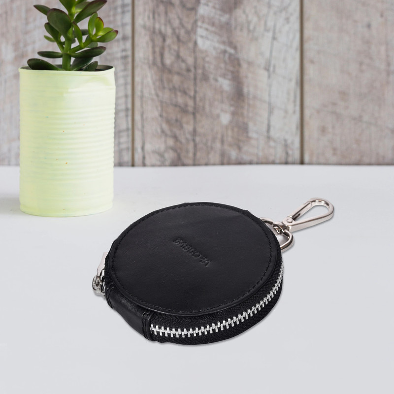 Sassora Premium Leather Women Round Shape Small accessories Pouch - A424 Coin Purse