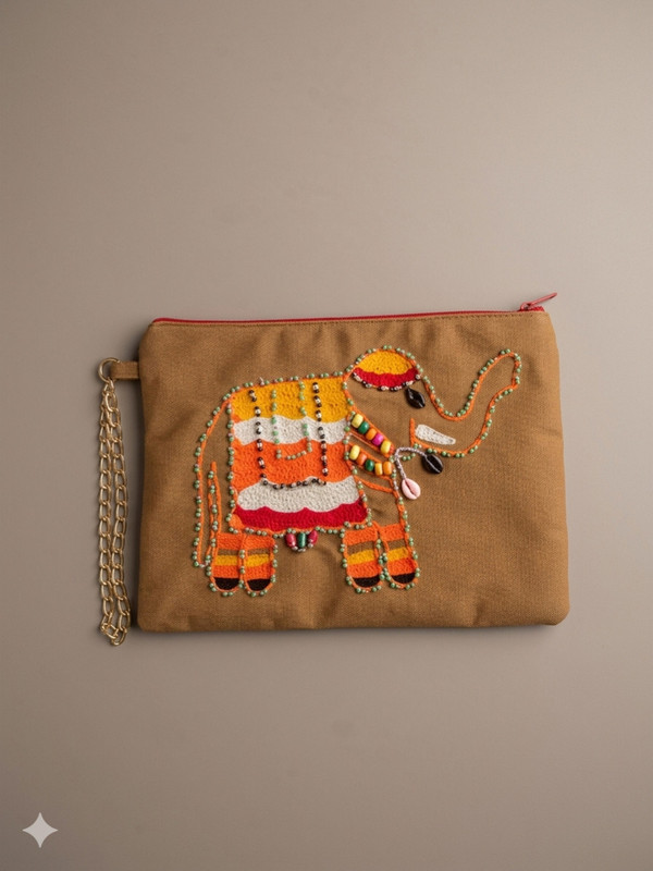 Embrozia handcrafted wristlet Wristlet