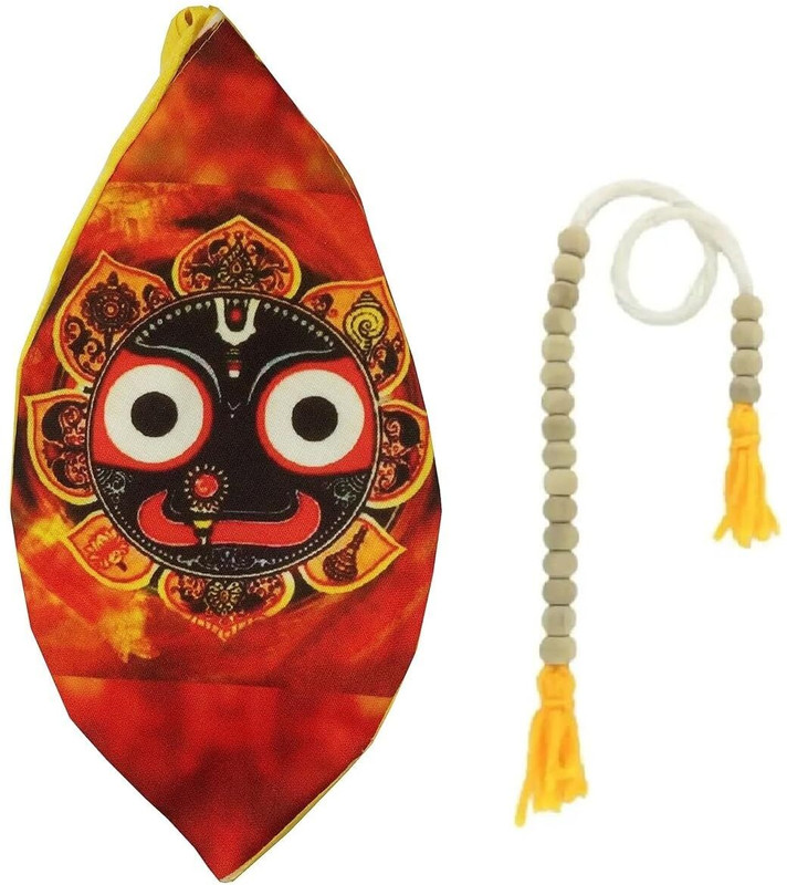 Ahaar Saar Jagannath Ji Mala Jholi and Sakshi Mala-Jaap Mala Jholi Chanting Bag-Gomukhi Bag Potli