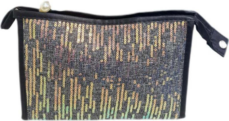 Virmanis Exclusive Black Makeup Pouch Cosmetic Bag