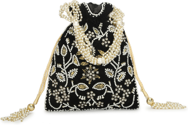 Fashion Overseas Zardosi work women partywear potli bag Potli