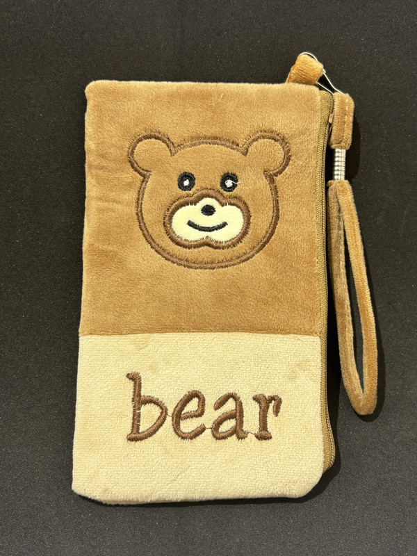 Lush Mode Studio Cute Teddy Bear Plush Pouch Wristlet(Pack of 2)
