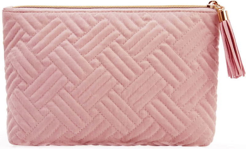 Egab Pink Makeup & Cosmetic Pouch (Pink) Cosmetic Bag