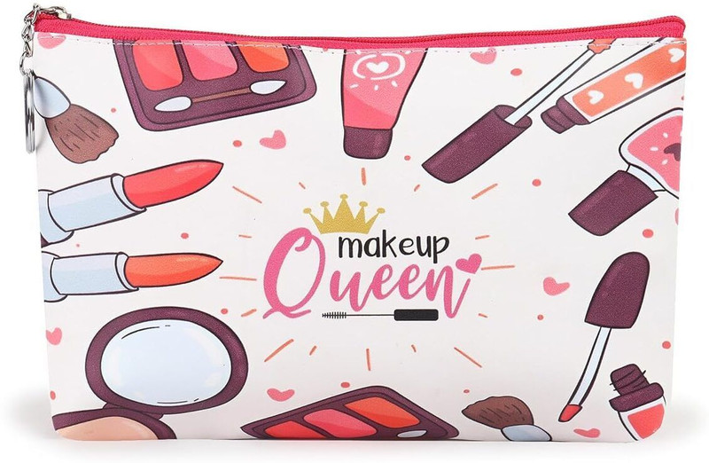 Yokids Cute Cosmetic Pouch –Multipurpose Zipper Makeup & Travel Organizer Bag for Girls Cosmetic Bag