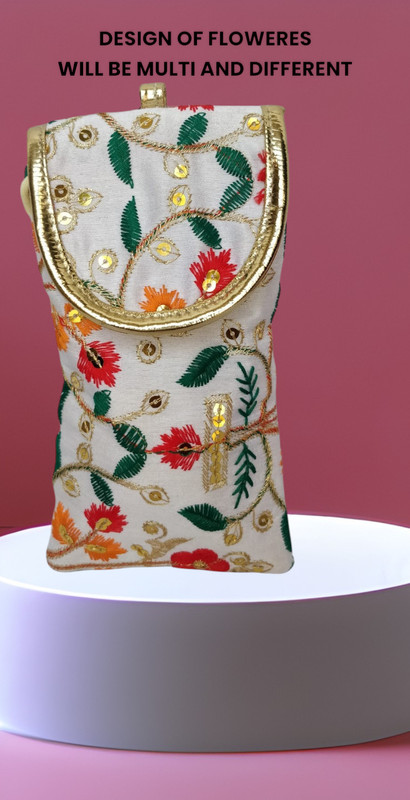 Glimpse MULTICOLOR MOBILE FLORALPOUCH Mobile Pouch