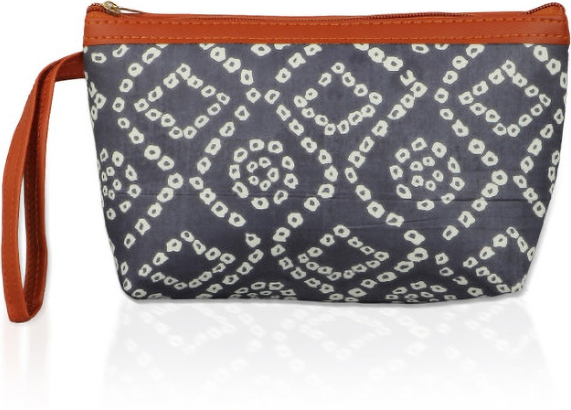 Raangdesi Bandhani Wrist Pouch Cosmetic Bag