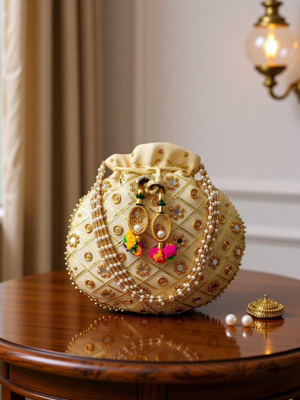 JIVON Potli purse for ladies for wedding Potli
