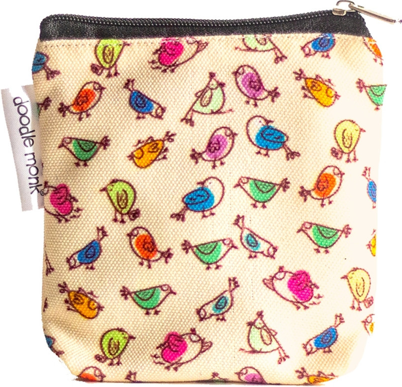 Doodle Monk AUTO Mini Coin Pouch Coin Purse