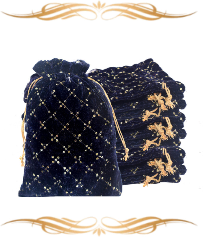 Dulhan Enterprises 15VSVPTL5X7_214NBL Potli(Pack of 15)