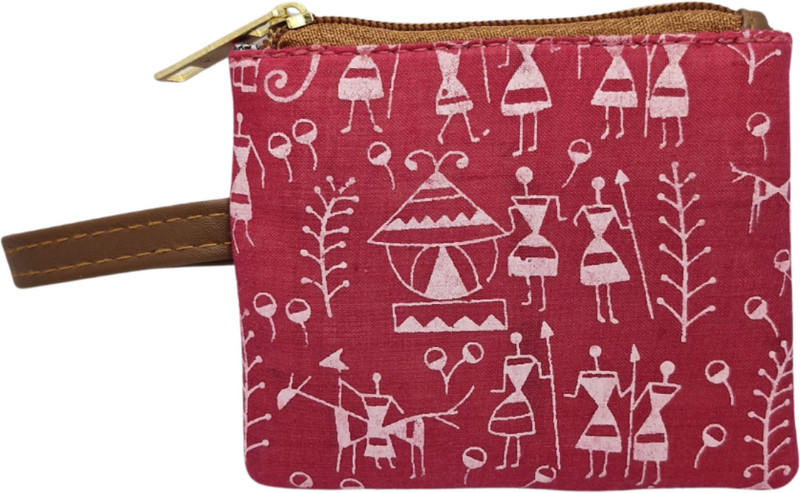 Raangdesi NEW-RD-SQUARE-RED Coin Purse