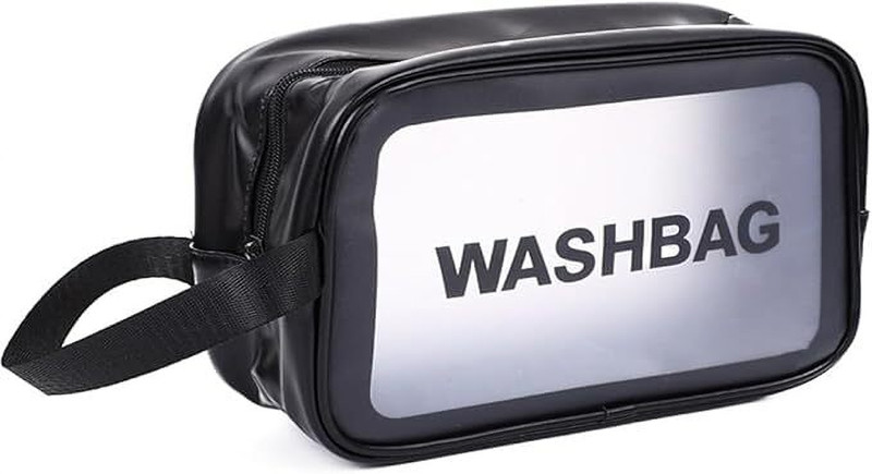 LOVHIDE Clear Medium Size Cosmetic Organizer Pouch for Makeup & Toiletry Items with Zip Cosmetic Bag