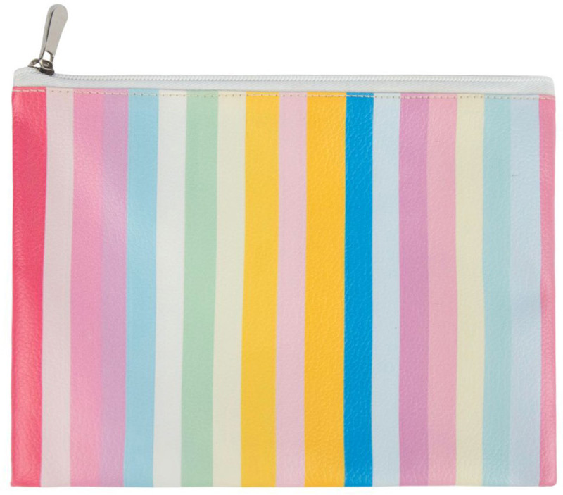 PREMSONS Colourful Strap Leather Pouch (Medium) Wristlet