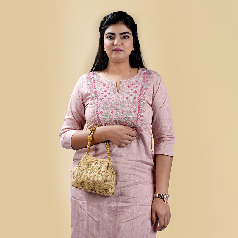 METRO 38-7588-Antique Gold Potli