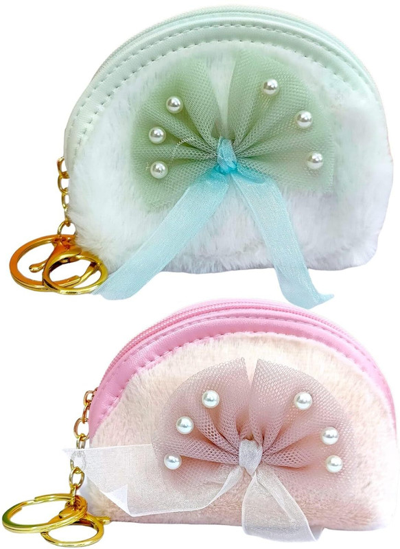 AMANVANI Small Key Pouch Bag Coin Purse Keychain Best Return Gift Coin Purse