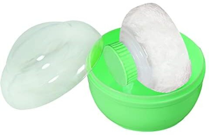 Fancy Walas Premium Powder Puff for Baby with soft puff(Green)
