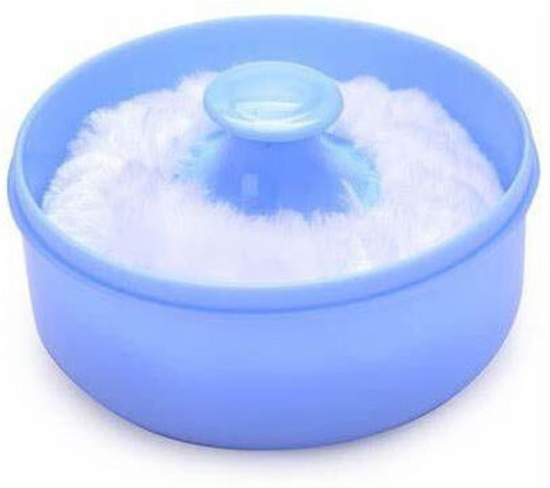 BEAUTRISTRO Premium Powder Puff with Powder Storage Powder Case with Puff(Multicolor)
